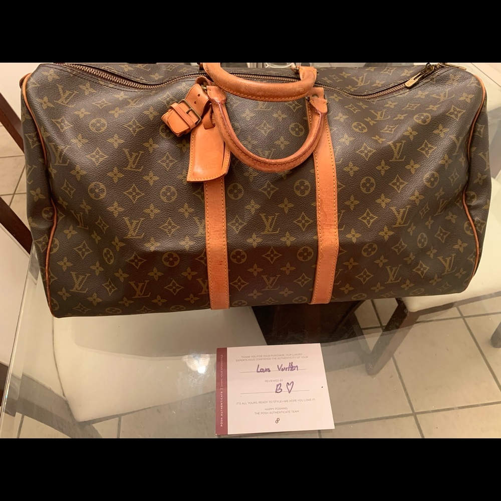 Louis Vuitton duffle keep all 55 please read